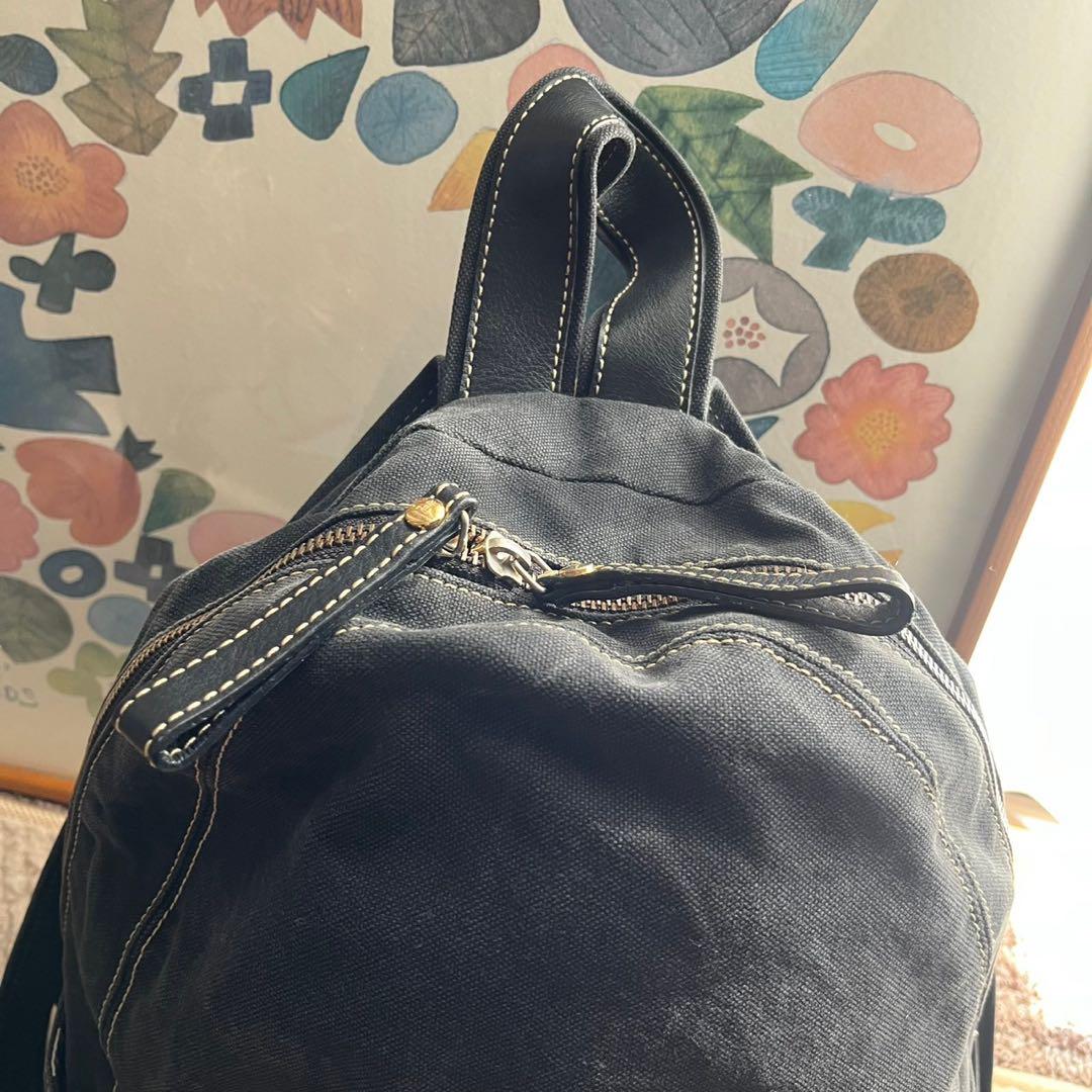 希少 VivienneWestwood ビッグオーブロゴ キャンバス リュック