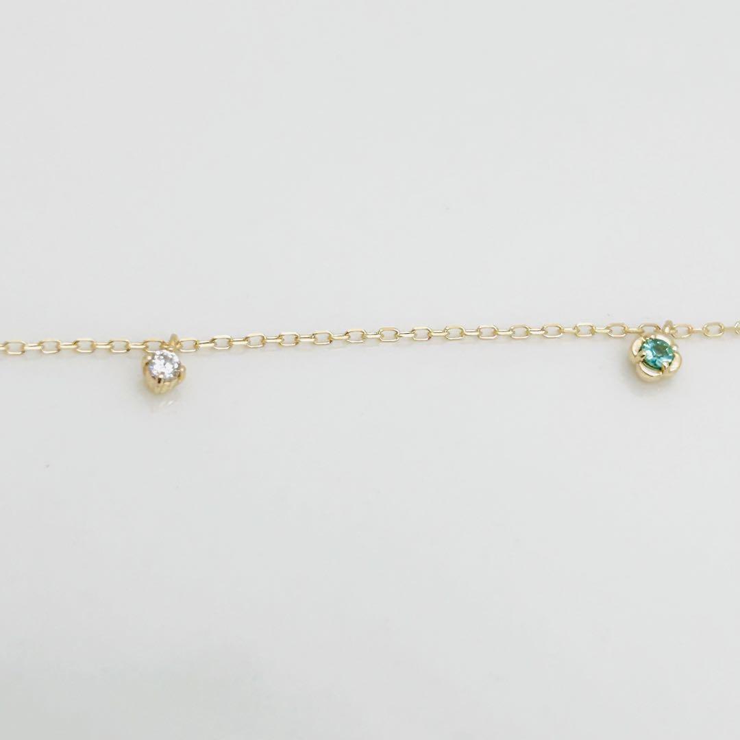 現行品⭐️美品⭐️ Canal 4℃⭐️K10エメラルド ブレスレット ¥20,900
