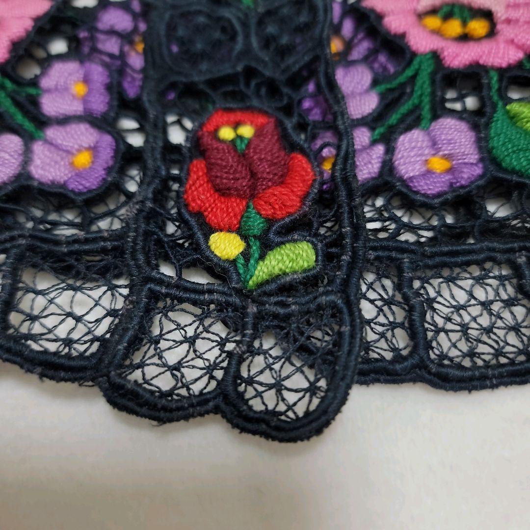 訳あり カロチャ刺繍 リシェリュー ベスト 民族衣装 フォーク