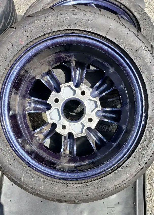 ワタナベ ホイール 13インチ 5.5J 114.3 4穴 - メルカリ