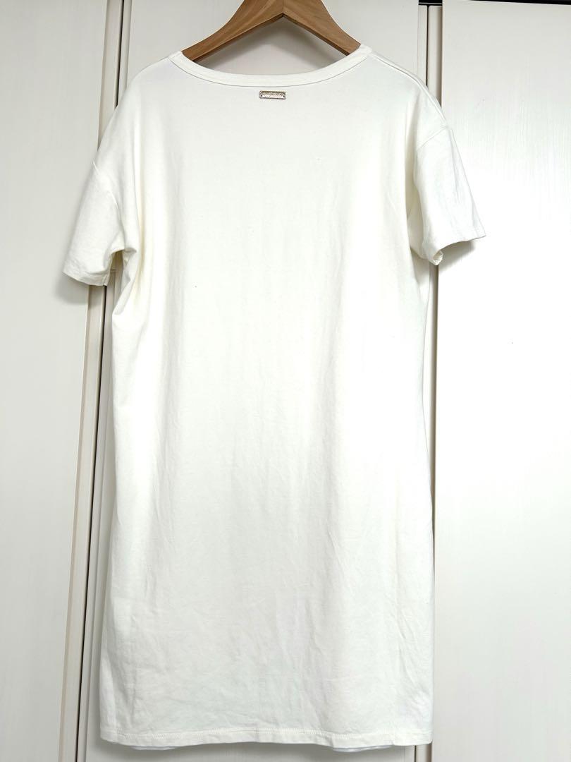 Rady★プリント Tシャツワンピース ホワイト