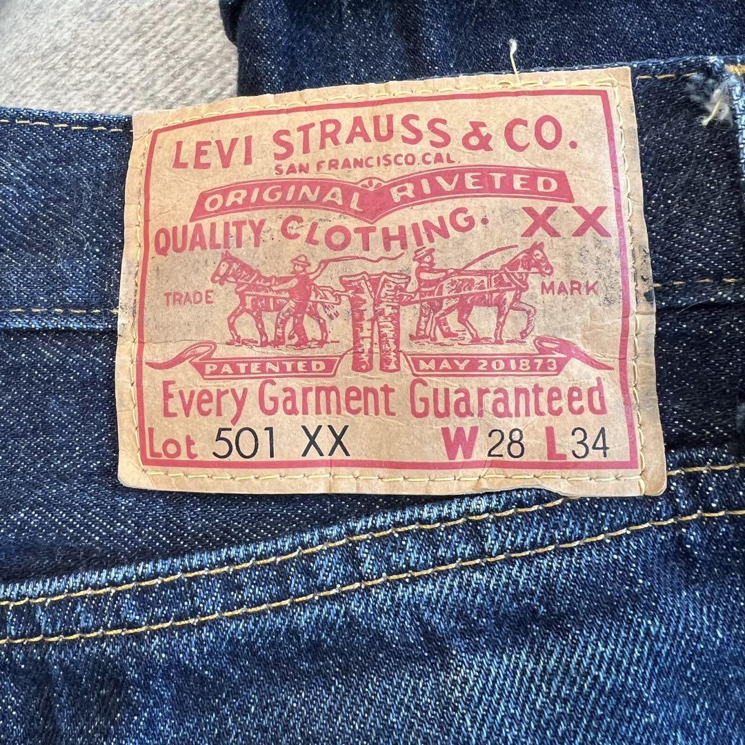 ヨシ⭐️希少　激レア⭐️LEVI'S　リーバイス　501ＸＸ　デニム　Ｗ２８ ヨシ様専用⭐️希少 激レア⭐️LEVI'S リーバイス 501XX