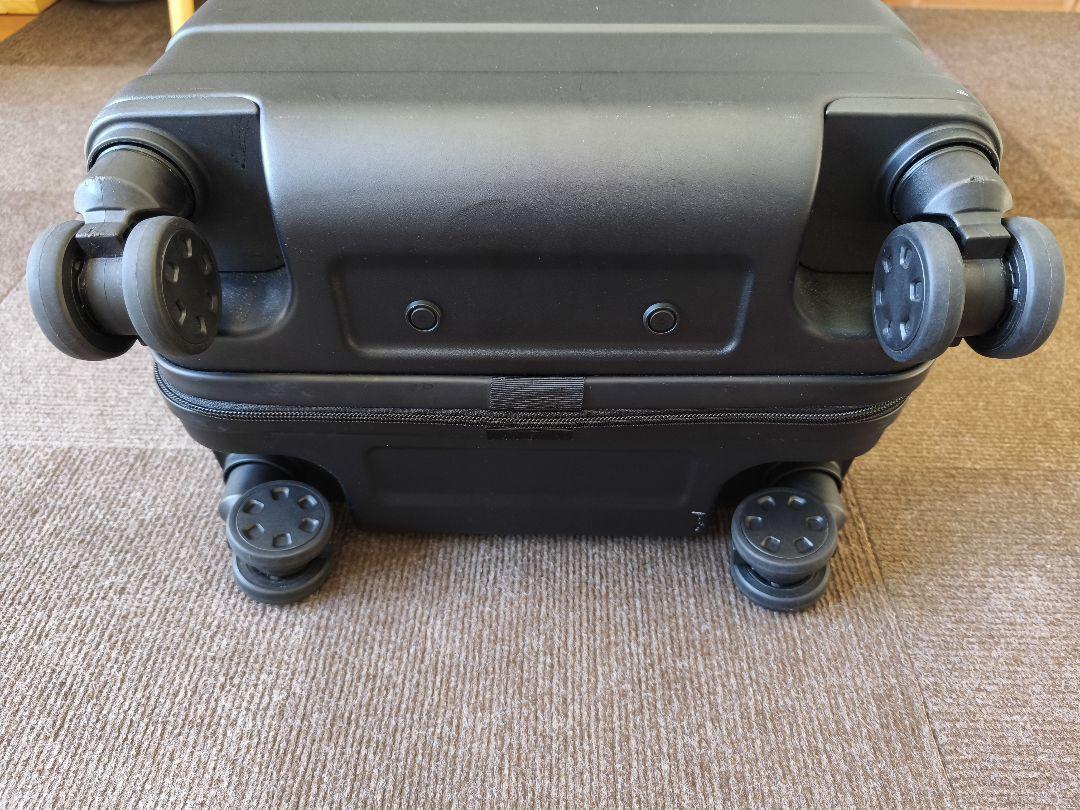 無印良品 バーを自由に調節できる　ハードキャリーケース 36L ブラック 現行品