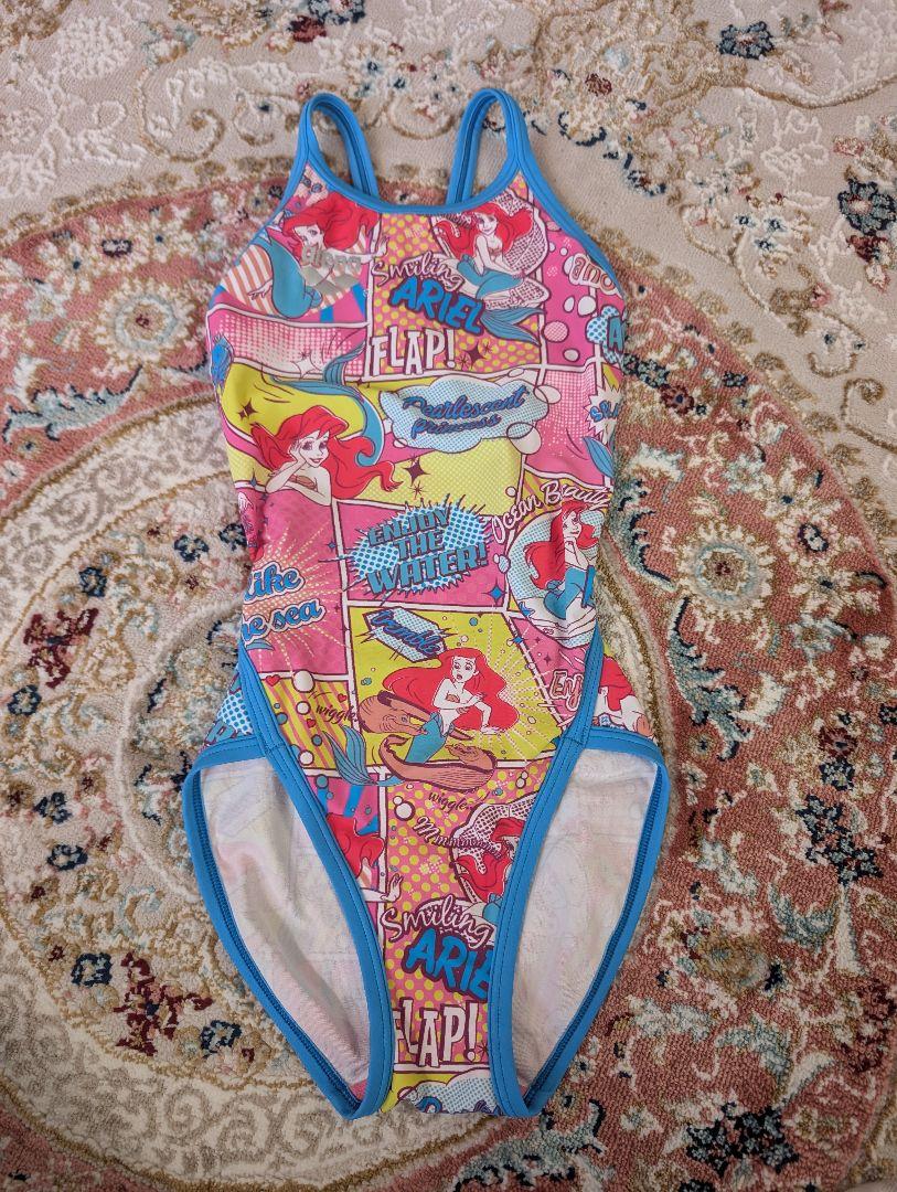 【美品】アリーナディズニーアリエル水着140