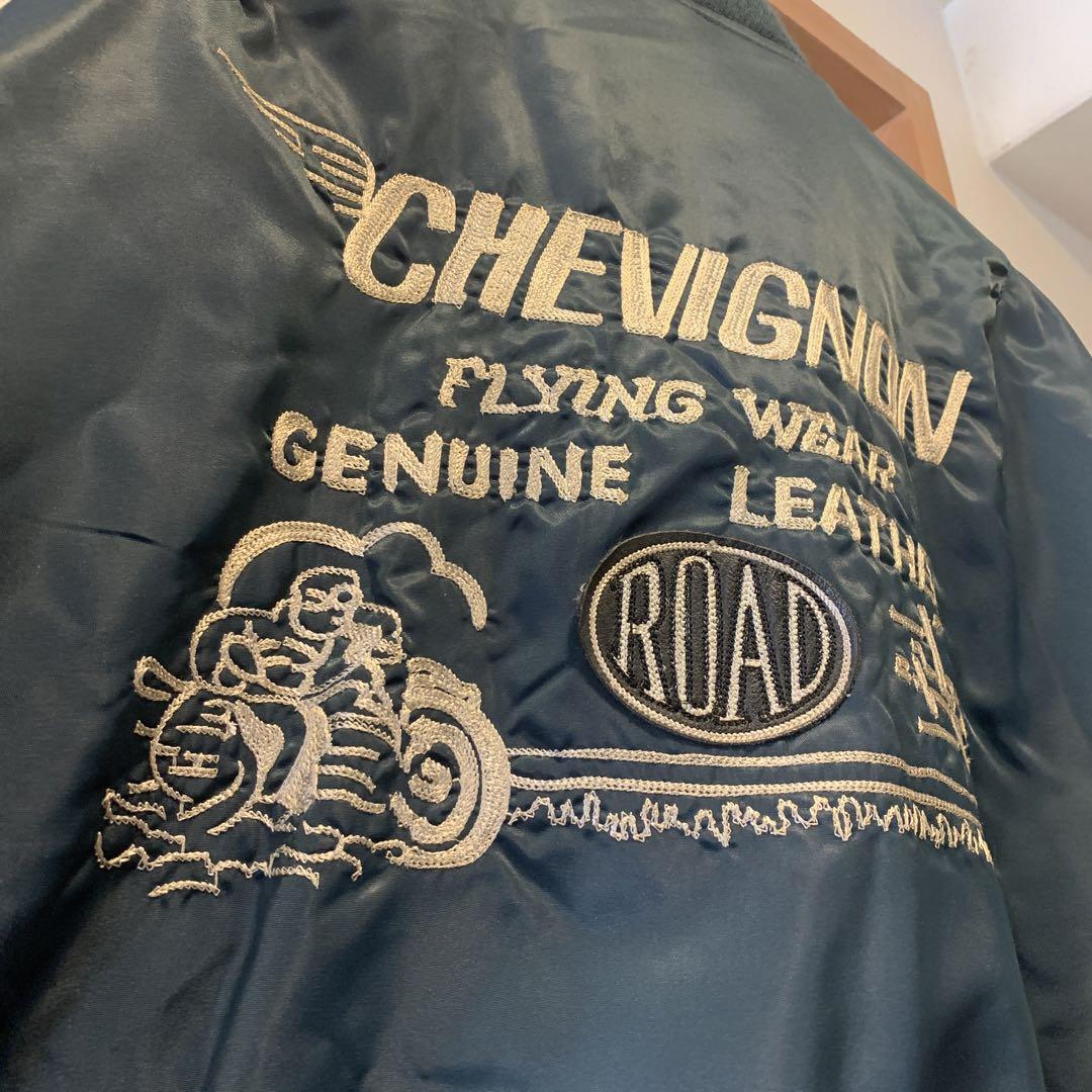 80-90s 2XL シェビニオン ジャケット ナイロンポリエステルヴィンテージ