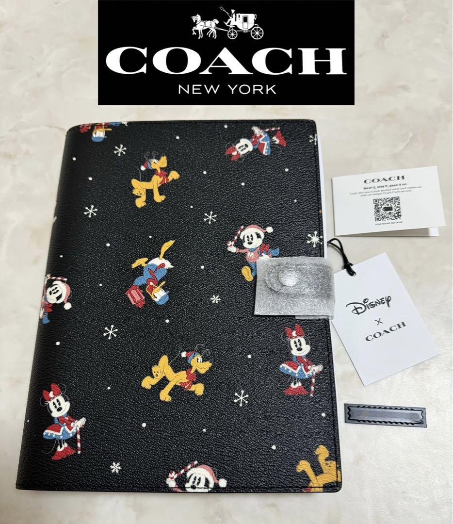 DISNEY x COACH  ディズニー 限定 コラボ ノートブックカバー