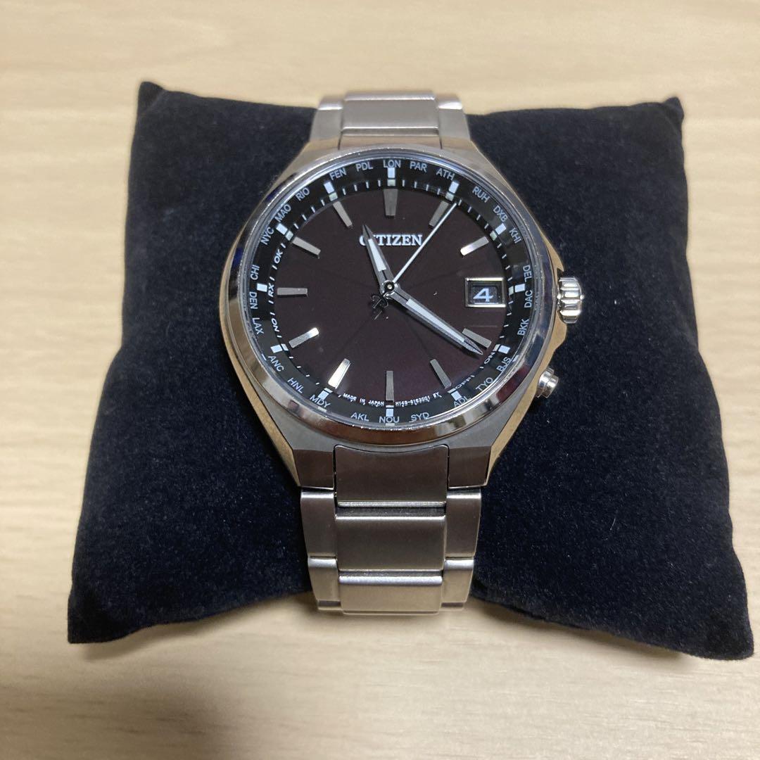 CITIZEN アテッサ エコドライブ 腕時計 アナログ ソーラー電波 時計