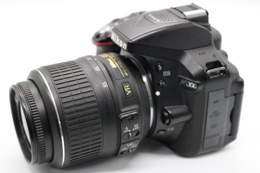 訳あり 【Nikon D5300 VR ダブルレンズ】 Wi-Fi搭載 一眼レフ