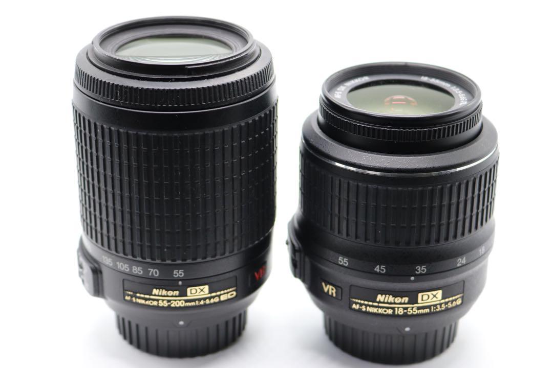 訳あり 【Nikon D5300 VR ダブルレンズ】 Wi-Fi搭載 一眼レフ
