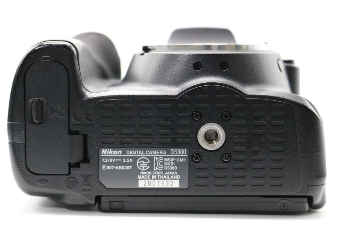 訳あり 【Nikon D5300 VR ダブルレンズ】 Wi-Fi搭載 一眼レフ