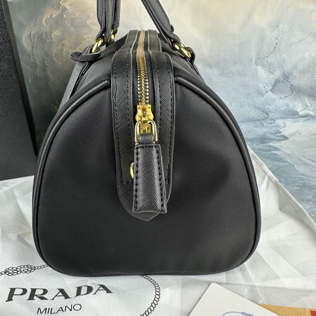 【箱付き】PRADA ショルダー クロスボディ ハンドバッグ ブラック