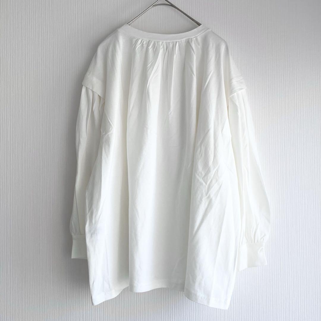専用★新品　ハグオーワー　クロス＆クロス　タックスリーブカットソー