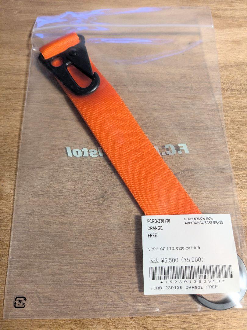 新品未開封 23ss FCRB KEY STRAP ORANGE