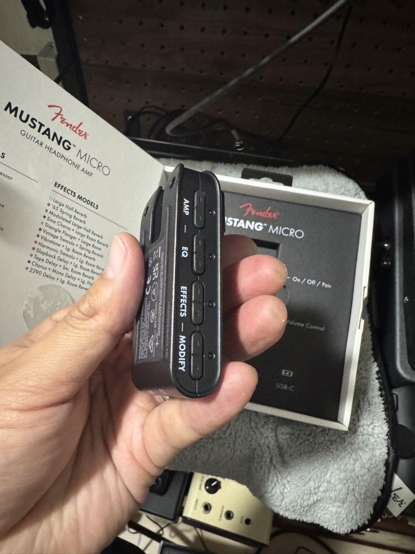 Fender Mustang Micro ギター用ヘッドフォンアンプ