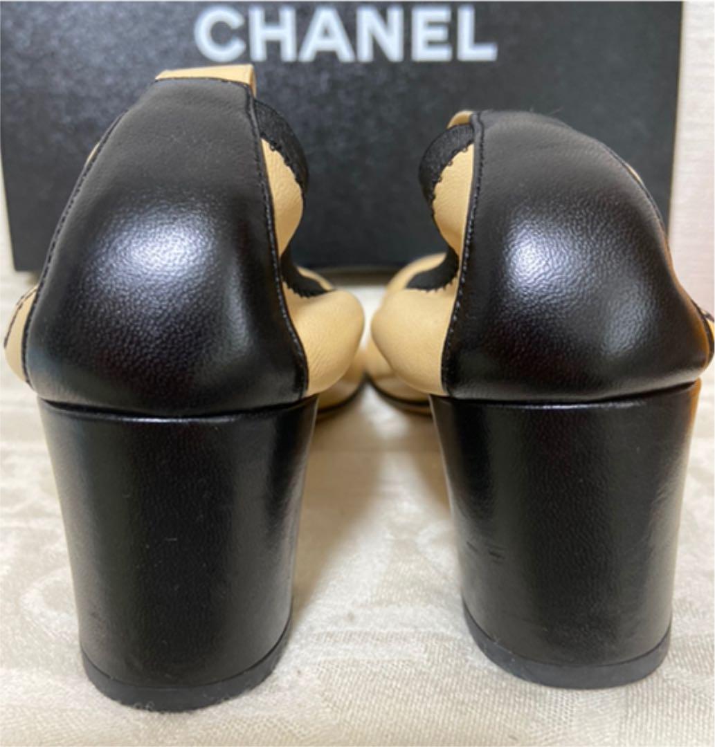 お値下げ‼️未使用✨CHANEL✴︎極美品✨素敵✨バイカラー パンプス XR6aM-m67618765913 好評