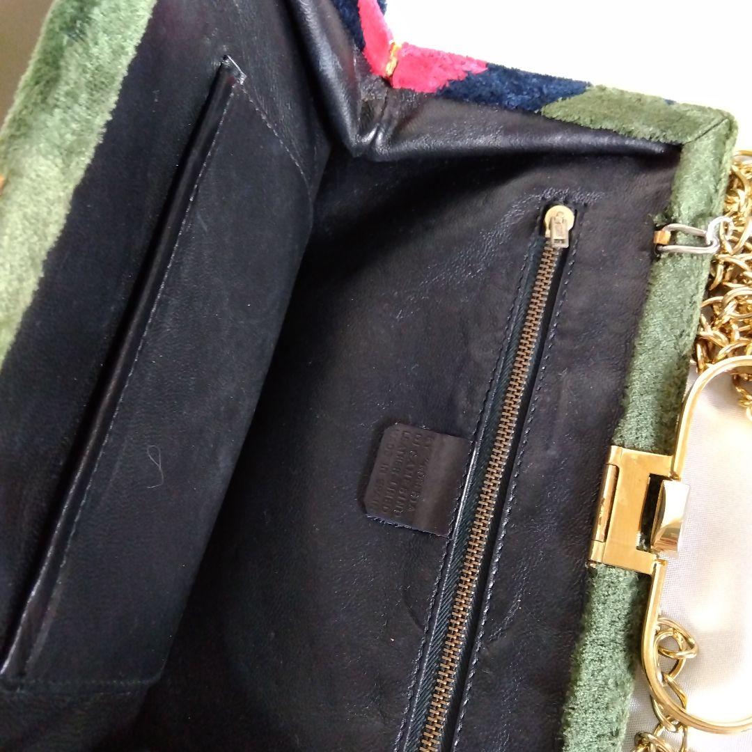 ベロアのバッグ