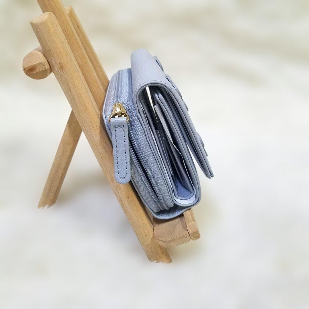 【新品・未使用】マリークワント フーリーDパッチ ミニウォレット レザー 花柄 【新品・未使用】マリークワント フーリーDパッチ ミニウォレット レザー 花柄