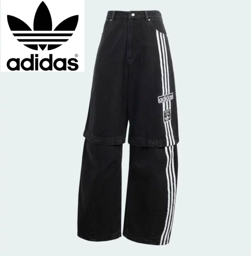 adidas アディブレイク デニム 2-IN-1 パンツ - メルカリ