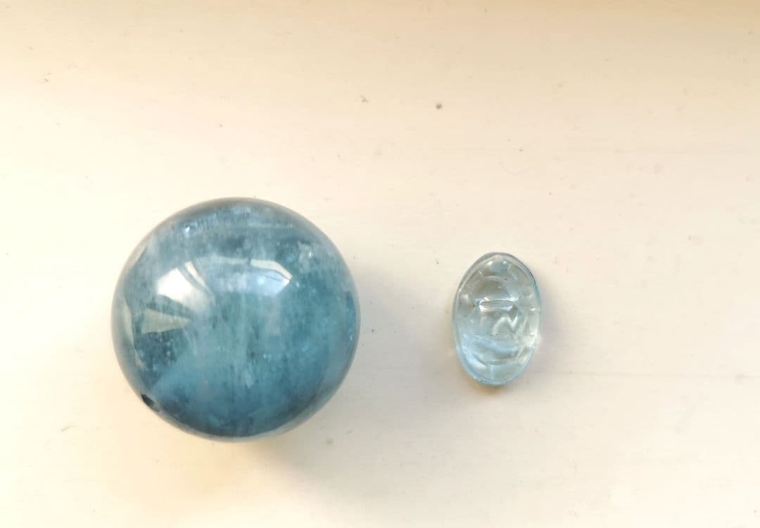 天然石 アクアマリン 丸玉 ルース | hornnes.no