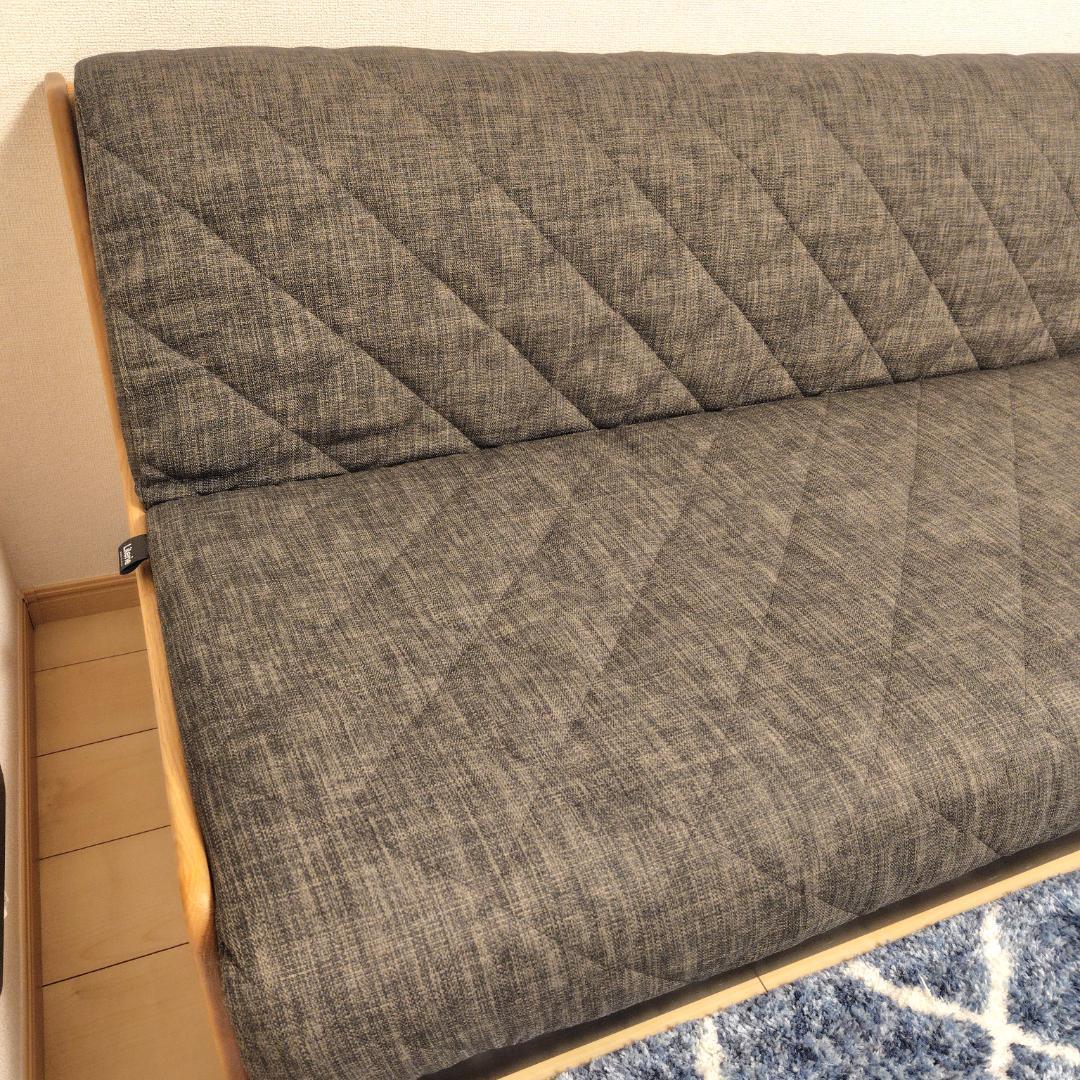IDC 大塚家具 モーブル ドロシー ソファベッド 伸縮 200cm 美品 希少