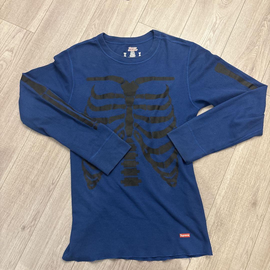 トップス Supreme Hanes Bones Thermal Crew M