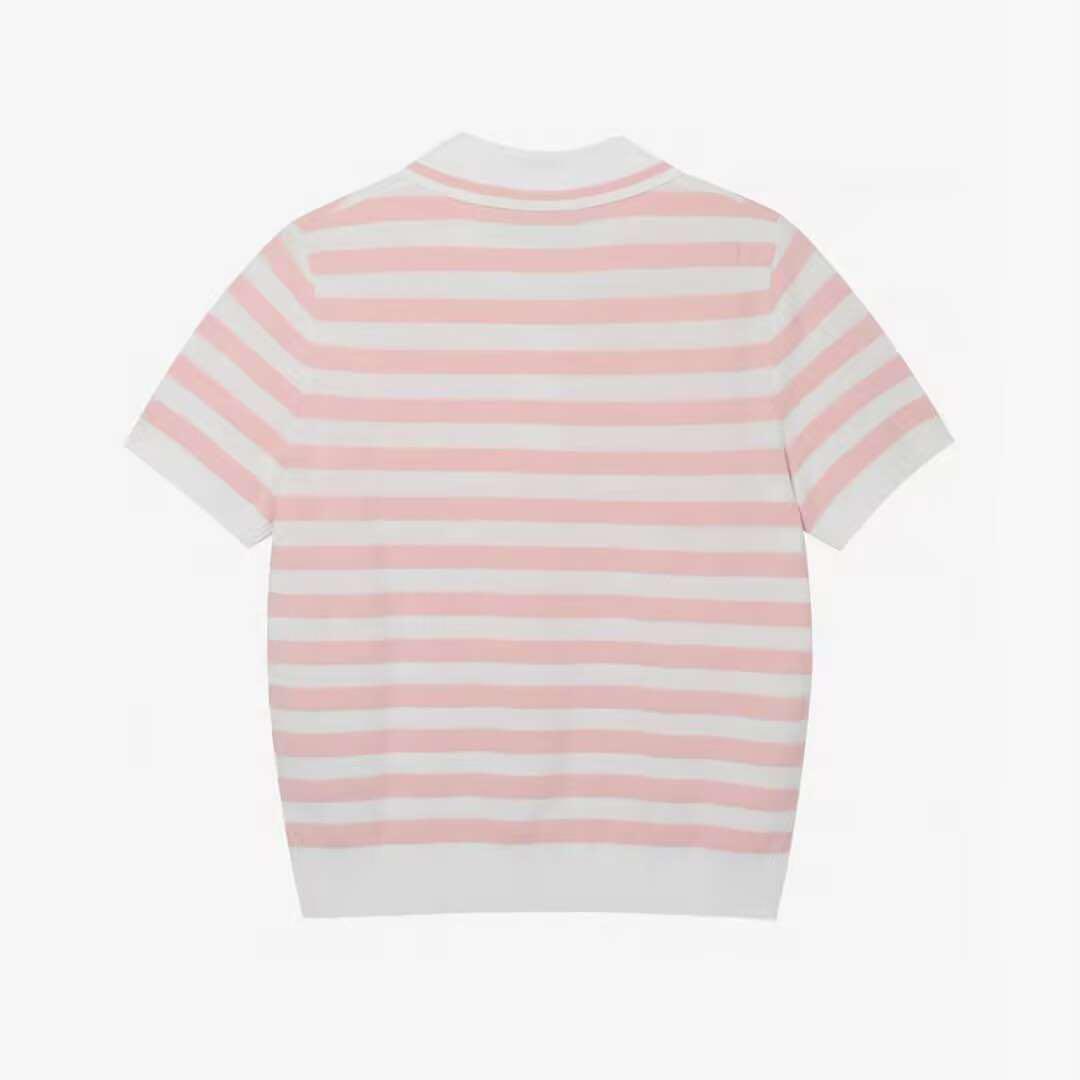 A.P.C.ゴルフウェア レディース ニットポロシャツ トップス 半袖