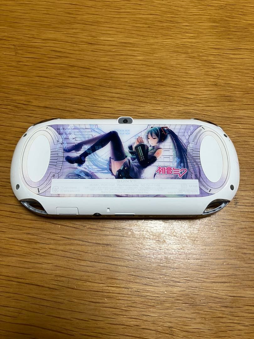 【中古品】PS Vita PCH-1100 初音ミクコラボモデル 充電器付き