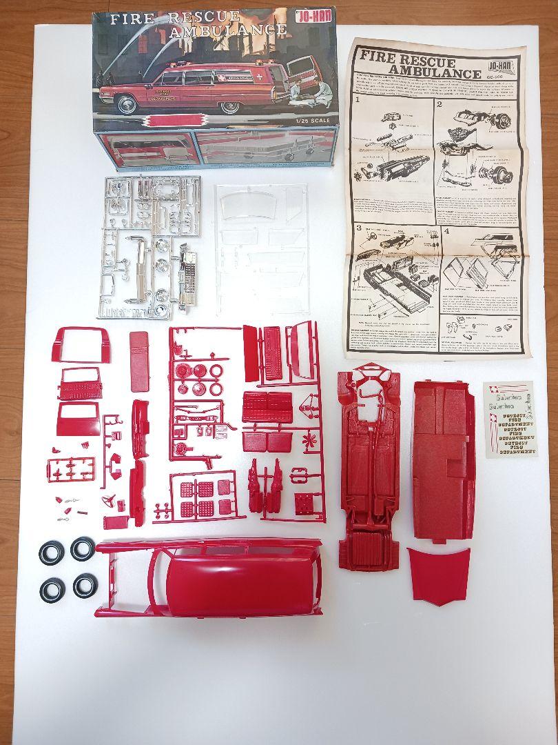 JO-HAN FIRE RESCUE AMBULANCE 1/25 キャデラック 1966-cadillac-ambulance-box-