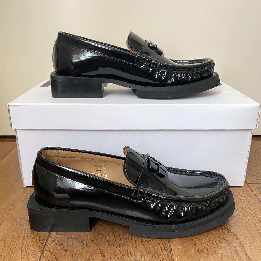 GANNI ガニー ローファー/Butterfly Logo Loafers【大きいサイズ