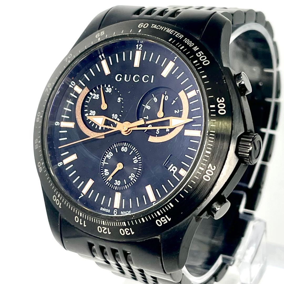 グッチ GUCCI クロノグラフ 126.2 クォーツ 腕時計 メンズ