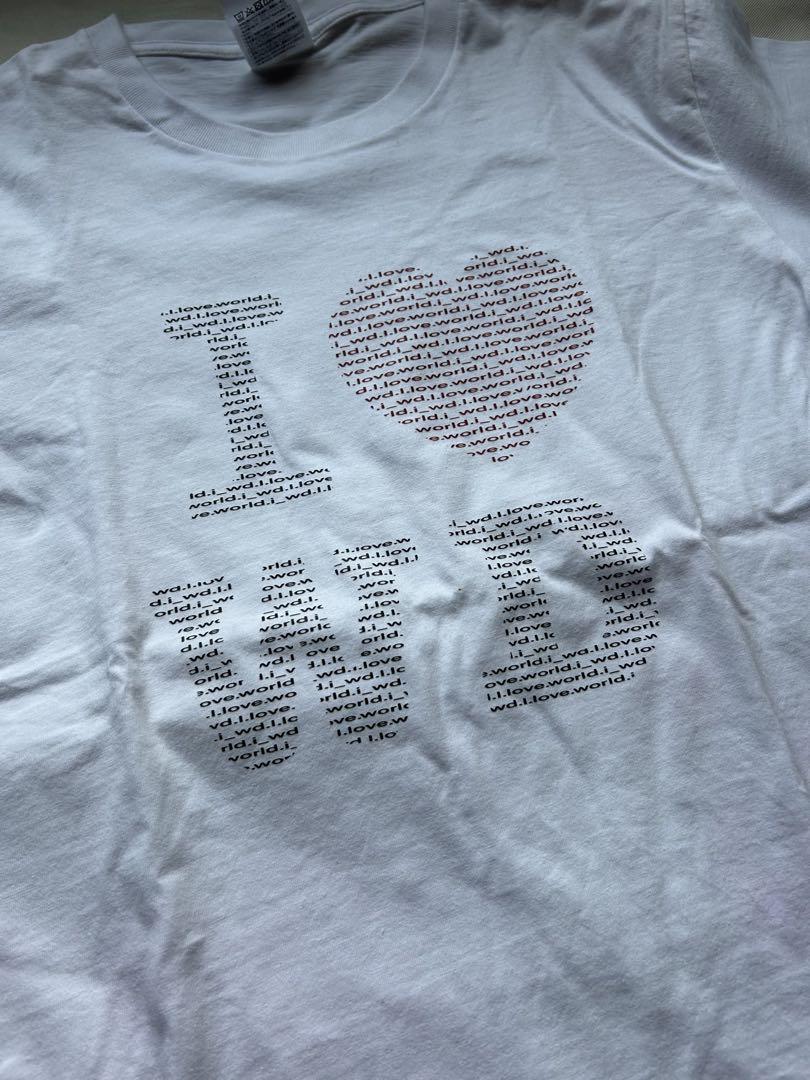 Amazon | I Love World 英語 Tシャツ | Tシャツ・カットソー 通販