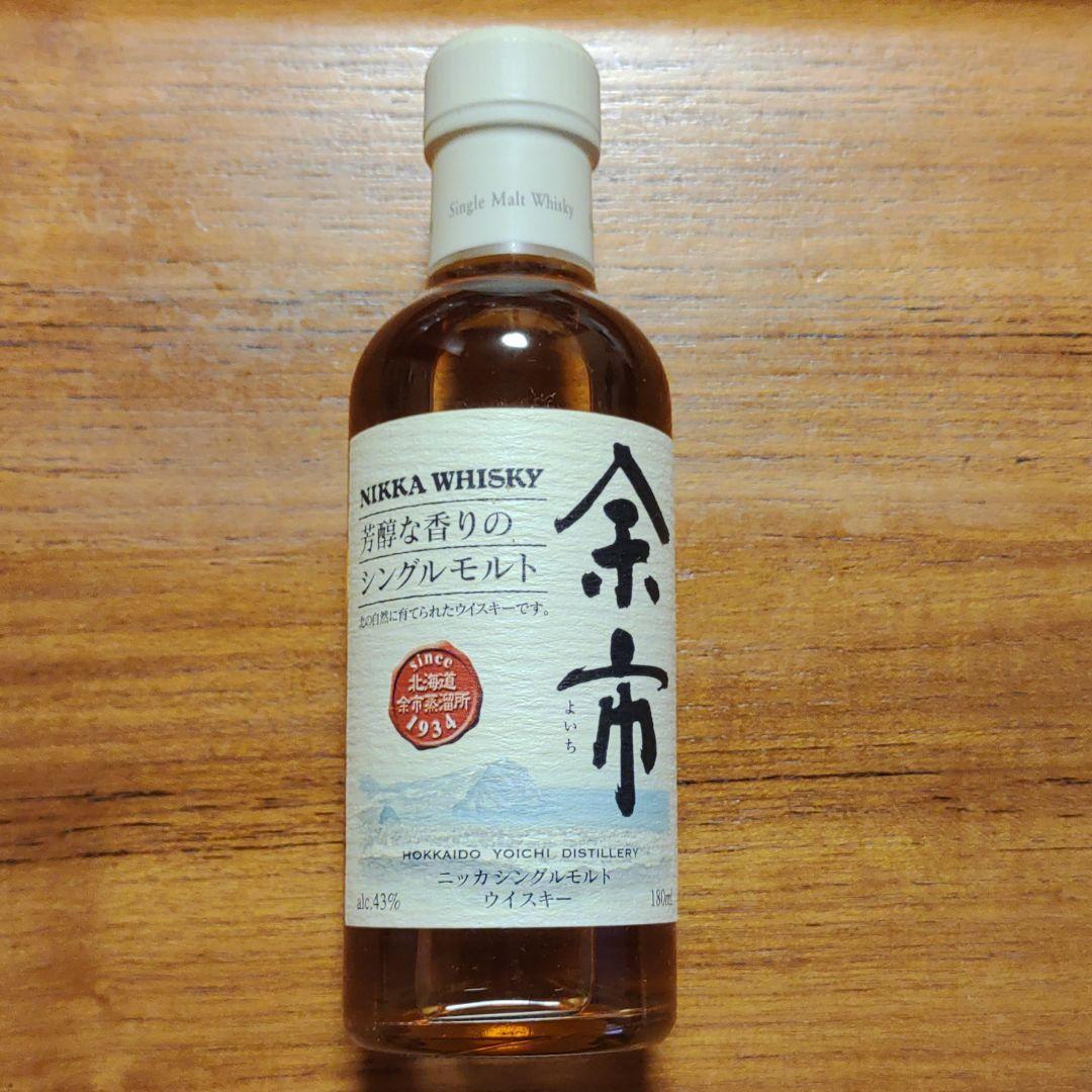 シングルモルト余市 ニッカウイスキー 180ml - メルカリ シングルモルト余市 ニッカウイスキー 180ml - メルカリ