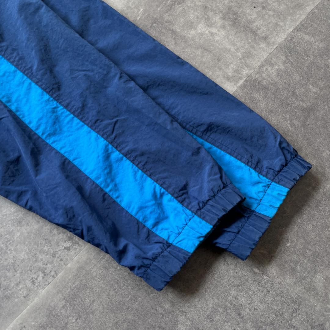 90s NIKE バック デカロゴ ナイロンジャケット L 白タグ A137