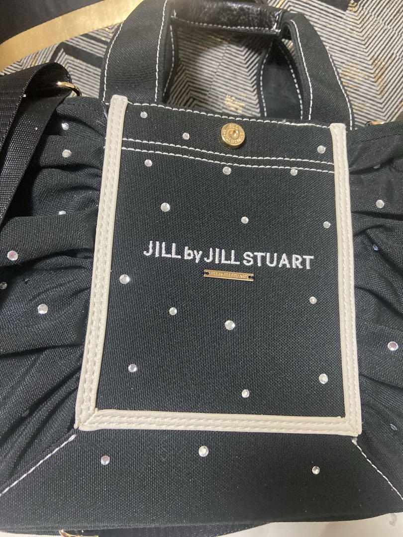 【新品同様】JILLSTUART フリル ビジュー ショルダーバッグ