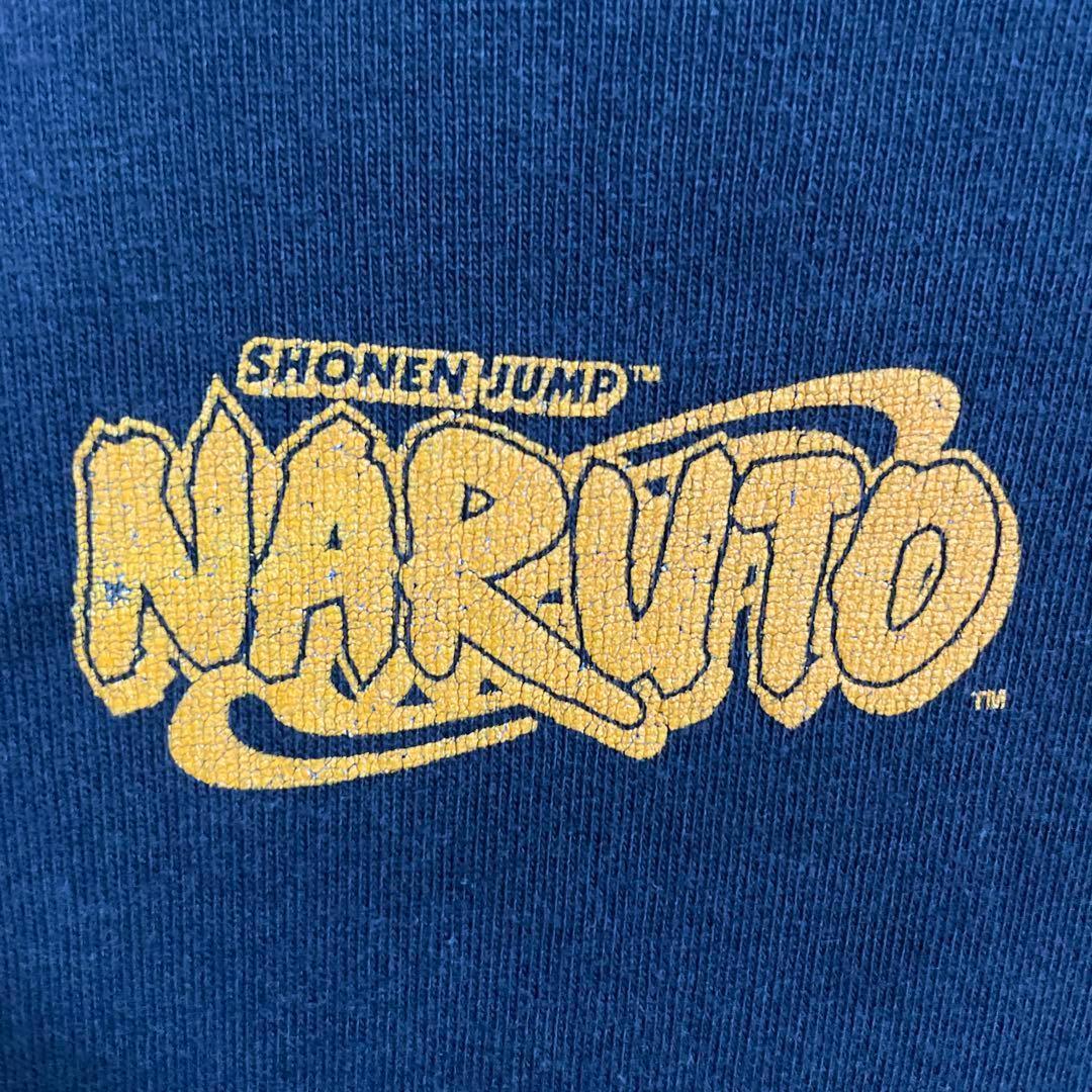 古着 00s ナルト サスケ 半袖 シャツ アニメ 漫画 暁 ブラック 黒 ③