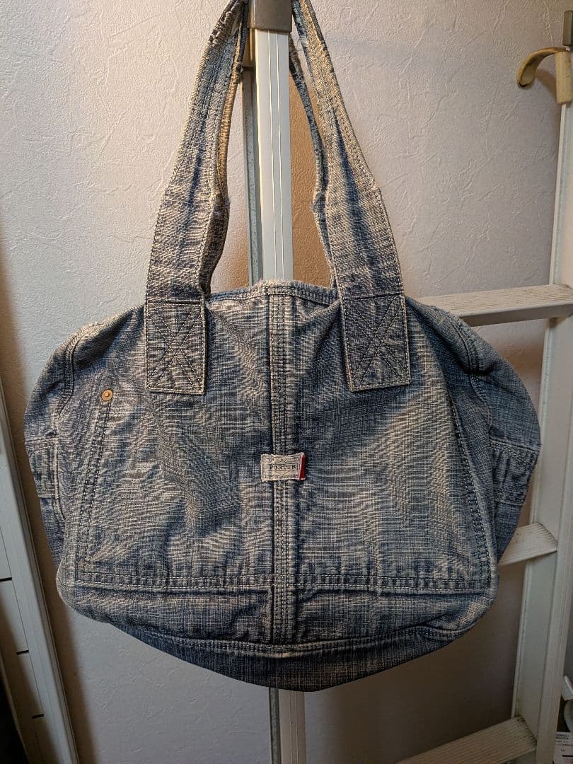 PORTER デニム トートバッグ 大きめ吉田カバン