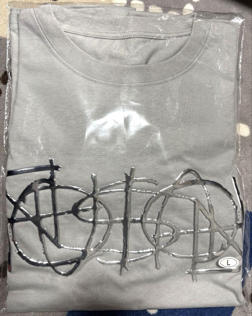 VAUNDY Metal Logo T-shirt FUSION Gray Lミュージシャン