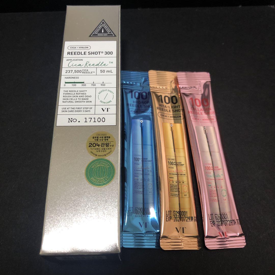 VT リードルショット 300 50mL 3本 新品未開封 おまけ付き 新品 VT リードルショット300 50ml おまけ付き - メルカリ