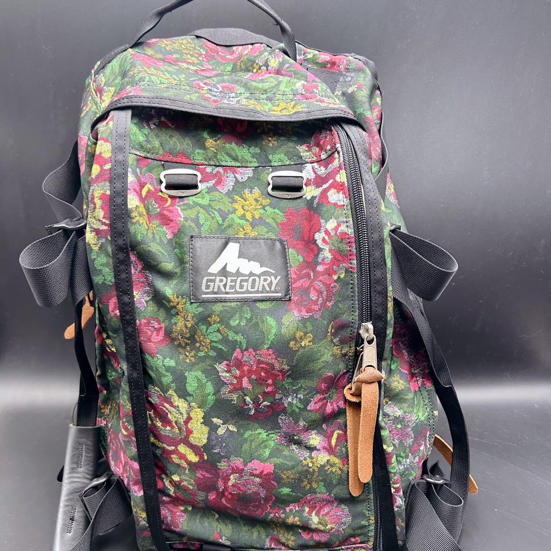旧ロゴ GREGORY グレゴリー ダッフルバッグ XS USA 花柄 - メルカリ