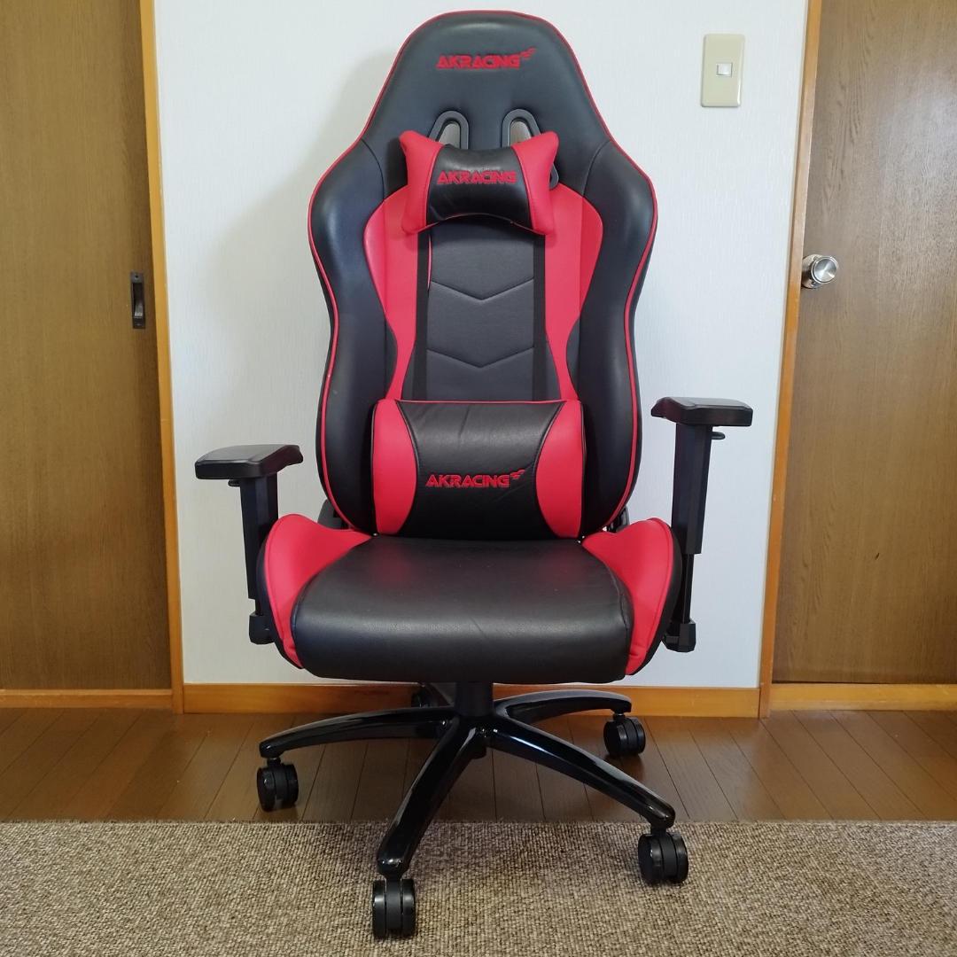 極美品 AKRacing Nitro V2 ゲーミングチェア レッド ニトロ