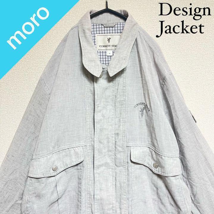 No.756 VINTAGE 古着 ハリントンジャケット 薄いグレー 薄手