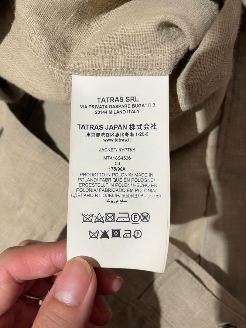 タトラス　リネンジャケット