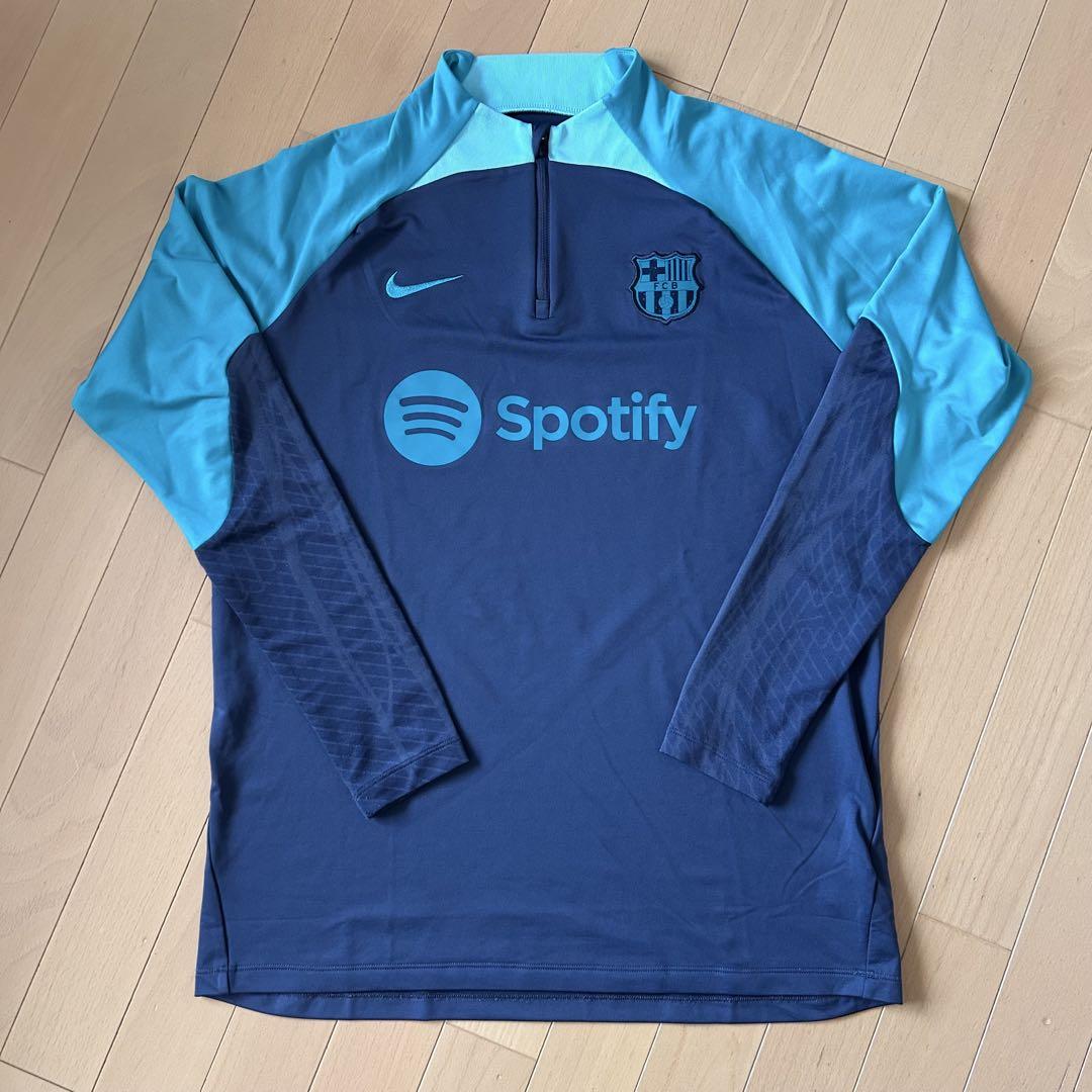 美品 NIKE ナイキ バルセロナ トレーニングドリルトップ 23/24 Ｌ
