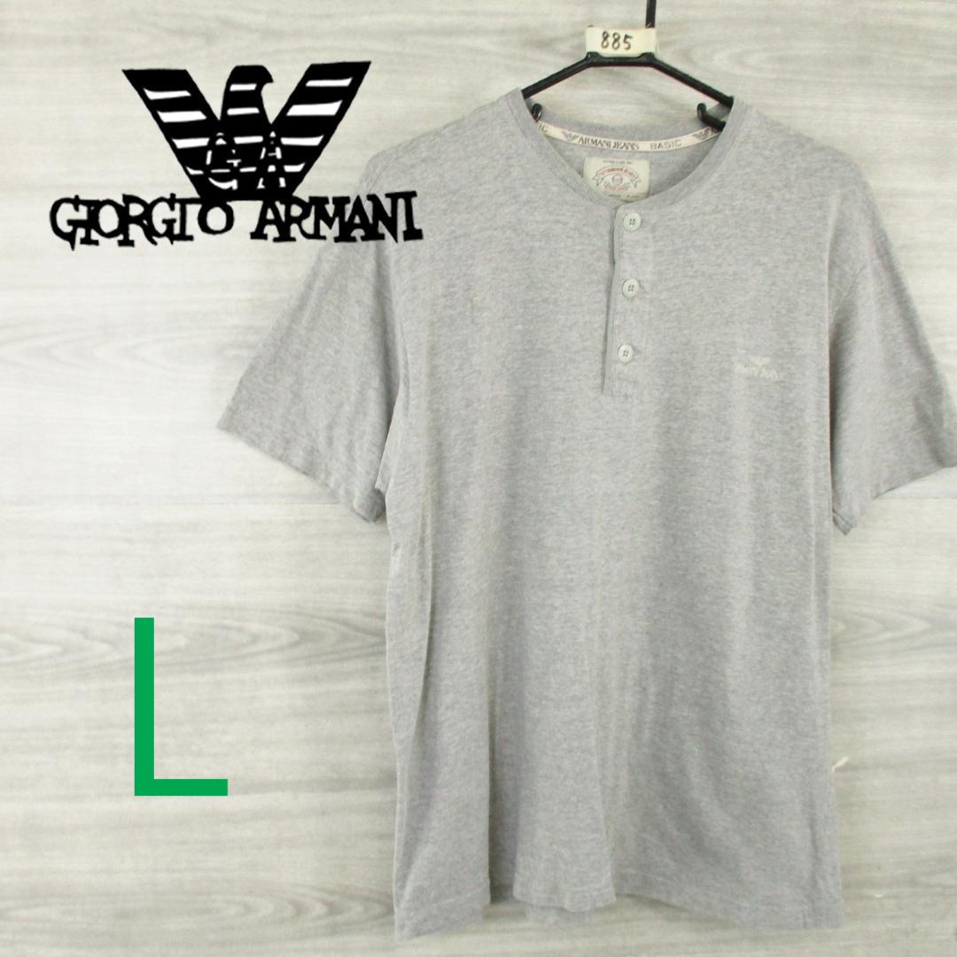 アルマーニジーンズ＜ヘンリーネックTシャツ＞M0885y