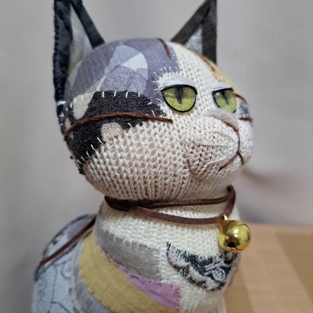 手作り　猫ぐるみ　パステル三毛