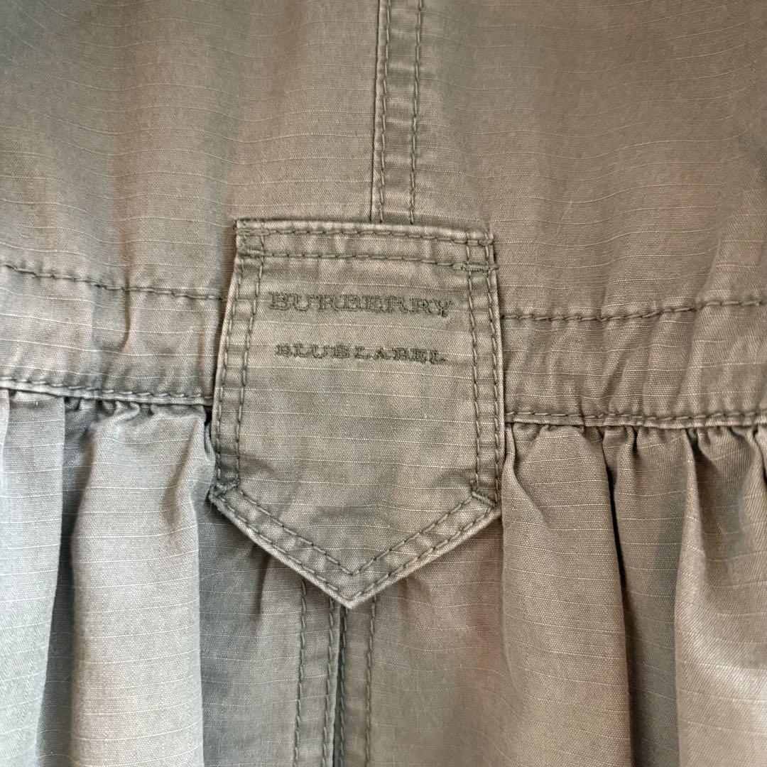 Burberry blue label 38 モッズコート フード付き - メルカリ