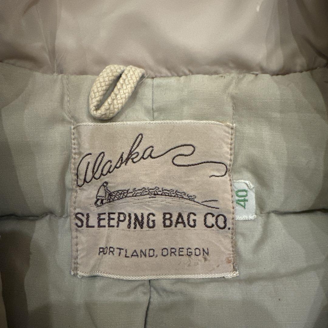 60s VINTAGE ドリズラー系 DOWN JACKET USA製 40
