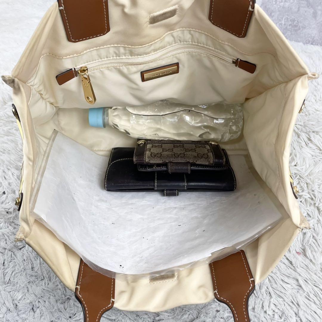 A4可 美品 トリーバーチ ナイロン トートバッグ エラ 花柄