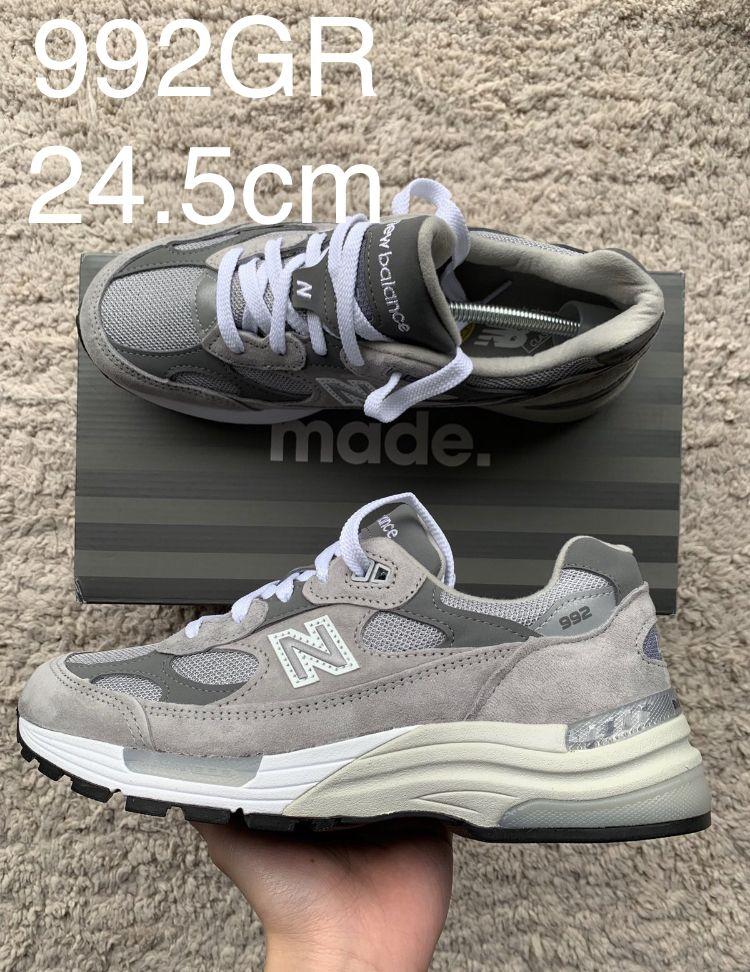 ニューバランス M992GR 24.5cm