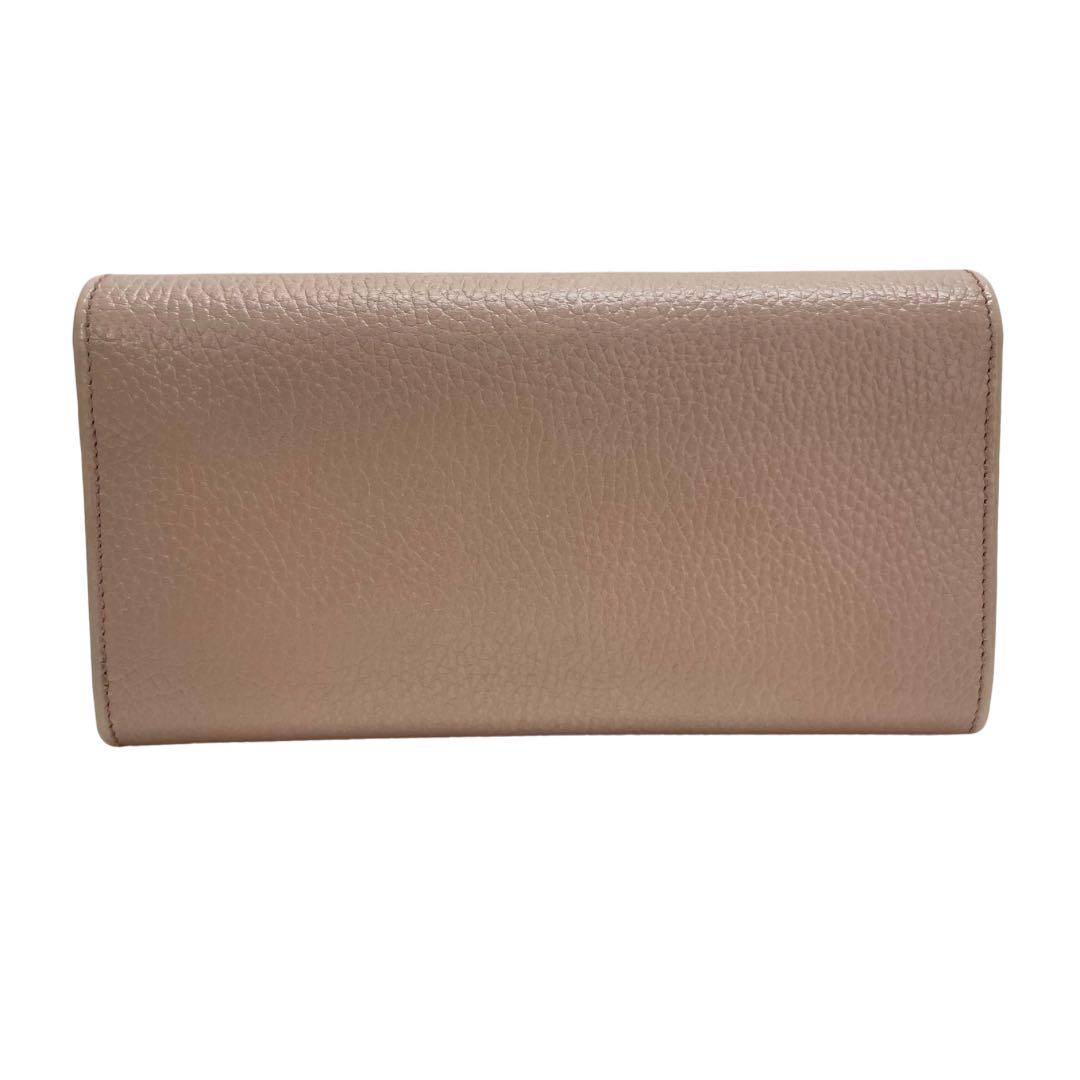 1392 GUCCI グッチ 長財布 マーモント GG ピンクベージュ